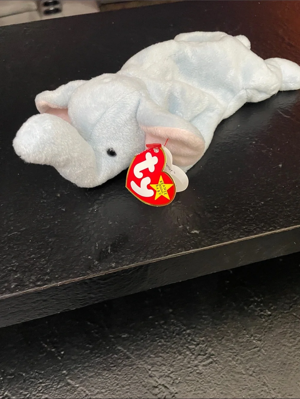 Ty Beanie 1995 “ Peanut” the Elephant. PVC Pellets